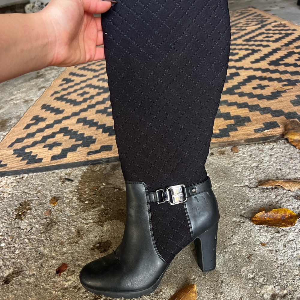 Elegant Black Knee-High Women's Boots
